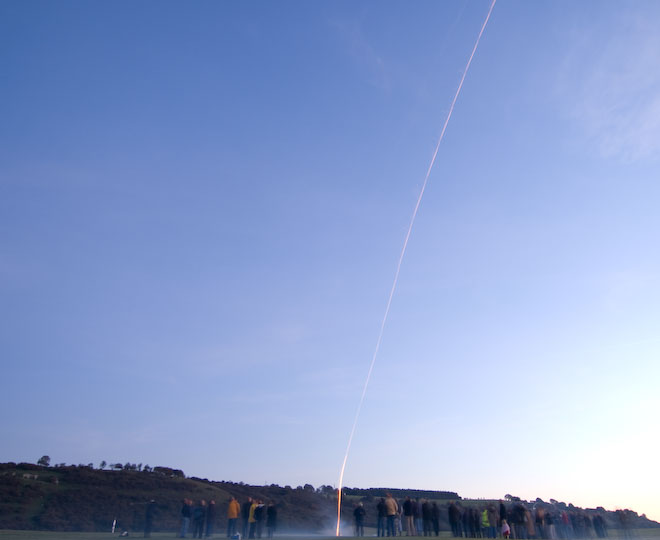 the early fireworks - bonfire night